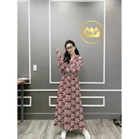 Áo chống nắng toàn thân nữ 3 lớp vải lanh nhung Nhật xịn dài phủ kín chân - ao chong nang nu toan than - L 52-56kg, dài 1m60