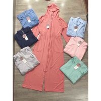 Áo chống nắng toàn thân nữ váy chống nắng thông hơi siêu thoáng hàng đẹp free size dưới 65kg ACNTTNU