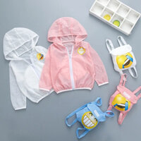 Áo chống nắng trẻ em áo khoác chống nắng cho bé trai mùa hè mẫu mới Áo chống nắng cho bé mặc Ngoài trang phục điều hòa cho bé gái phong cách Hàn Quốc sành điệu