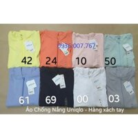 ÁO CHỐNG NẮNG UNIQLO - HÀNG XÁCH TAY NHẬT BẢN - Chất Airim 2016 💯