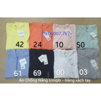 ÁO CHỐNG NẮNG UNIQLO - HÀNG XÁCH TAY NHẬT BẢN - Chất Airim 2016