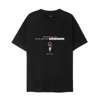 Áo chữ My Heart Says Yes, But My Mom Says tấu hài, unisex nam nữ cotton 4 chiều phong cách trẻ trung, năng động