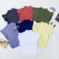 Áo cổ cao cánh tiên