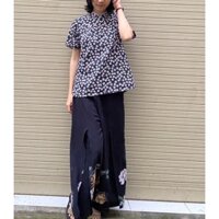 Áo cổ tàu bông cúc nhí (So065)