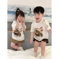 ÁO CỜ VIỆT NAM MẸ VÀ BÉ CHẤT LIỆU COTTON MỀM MỊN MÁT