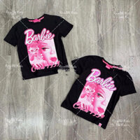 Áo cộc tay cho bé màu đen barbie primark xuất dư xịn