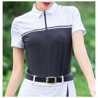 Áo cộc tay golf nữ cổ bẻ có khoá YF278 PGM