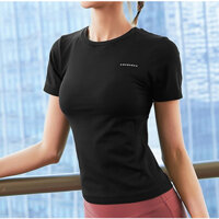 Áo cộc tay gym yoga nữ AMIMEDEA