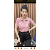 áo cộc tay màu hồng nữ