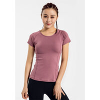 Áo cộc tay nữ phối lưới lưng chất vải thun lạnh cực thoáng mát