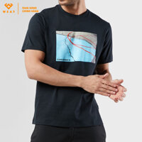 Áo Converse Three Point Tee Black - 10022940-A01