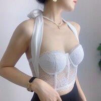 áo corset dây lụa HL002