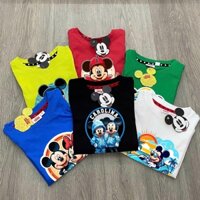 Áo cotton dài tay Mickey xịn xò cho bé sz2-8T