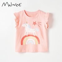 áo cotton ngựa hồng pony bé gái