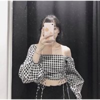 ÁO CROP SỌC KẺ