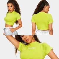 Áo crop top PLAY BOY