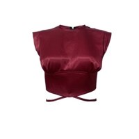 Áo croptop cột dây eo