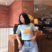 Áo croptop gummybear của plastic