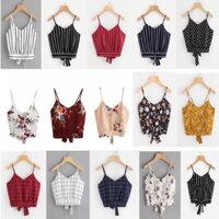 Áo croptop hai dây 15 mẫu