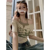 ÁO CROPTOP KIỂU PHỐI YẾM NHỎ XINH PT2000 QC