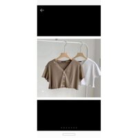 áo croptop len tâm