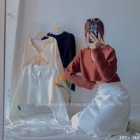 ÁO CROPTOP LEN