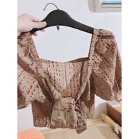 áo croptop nơ sau cecicela