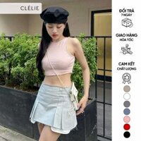 Áo croptop nữ ba lỗ | MENE TOP - CLÉLIE