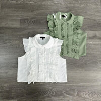 áo croptop sơ mi nữ bèo