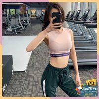 Áo Croptop thun phông ngắn thể thao nữ Transce (Đồ tập gym yoga) (Không Quần) II Annerun Việt Nam I