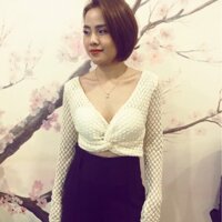 Áo croptop trắng hột mềm -265k