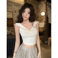 ÁO CROPTOP TRỄ VAI XOẮN NGỰC