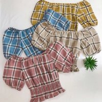Áo croptop trễ vai