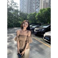 ÁO CROPTOP TRỄ VAI