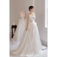 Áo cưới, váy cưới tùng lưới cao cấp thoáng mát