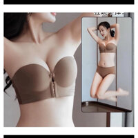 Áo Cúp Ngực, ÁO CÚP NGỰC KO DÂY CÀI TRƯỚC SIÊU NÂNG. Áo Lót Nữ Siêu Đẹp