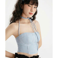 Áo cúp ngực dây cột cổ cá tính BICHISHOP