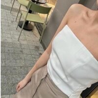 Áo cúp ngực form basic, chất dày dặn 2 lớp tôn dáng - 𝐂𝐨𝐬𝐲 𝐭𝐨𝐩