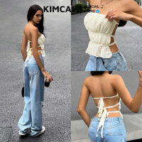 Áo cup ngực hở lưng có dây buộc sau lưng (hàng auth) - 4 màu