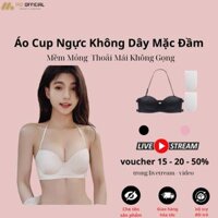 Áo Cup Ngực Không Dây Mặc Đầm Hở Lưng Đa Năng Có Gọng Đệm Vừa Giúp Tạo Khe Có Kèm Quai Dán Trong Suốt - Mo Official Stor