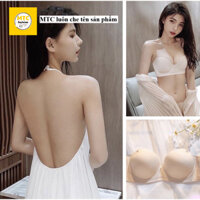 Áo Cúp Ngực Nữ Không Dây Hở Lưng Dán Silicon Có Gọng Chống Tụt Tạo Khe