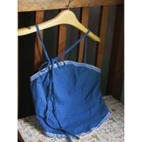 Áo cup ngực phối ren