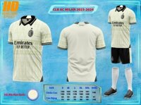 Áo Đá Banh AC Milan Kem Thun Mè HD 2024