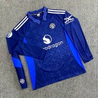 Áo Đá Banh, Áo Bóng Đá Tay Dài Vải Thun Lạnh Mờ U In Sẵn Tên Số Theo Yêu Cầu