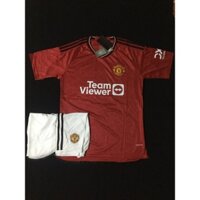 ÁO ĐÁ BÓNG CLB MU TEAMVIEW CHẤT LIỆU THUN THÁI. NHẬN IN TÊN SỐ THEO ĐỘI