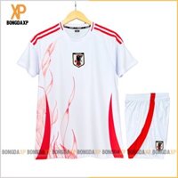 Áo Đá Bóng Nhật Bản Trắng Đỏ 2024, Đồ Đá Banh Vải Thun Lạnh Cao Cấp