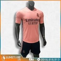 Áo Đá Bóng Real Hồng 2021