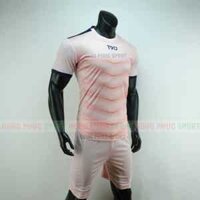 Áo đá bóng T90 màu hồng không logo 2019 2020 – Thun lạnh cao cấp