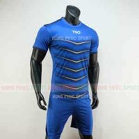 Áo đá bóng T90 màu xanh bích không logo 2019 2020 – Thun lạnh cao cấp