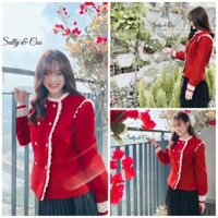 Áo dạ công tước đỏ sang chảnh - A16